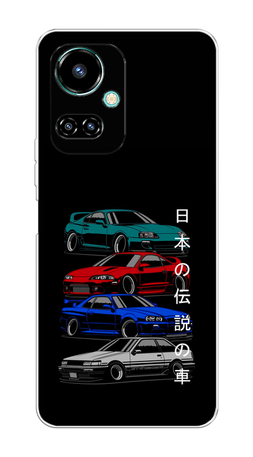 

Чехол Awog на Tecno Camon 19/19 Pro 4G "JDM Legend cars", Разноцветный, 302250-5