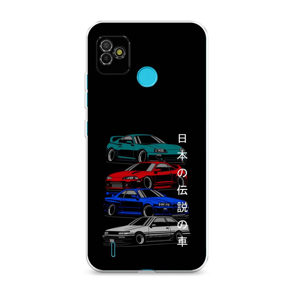 

Чехол Awog на Tecno POP 5 "JDM Legend cars", Разноцветный, 301150-5