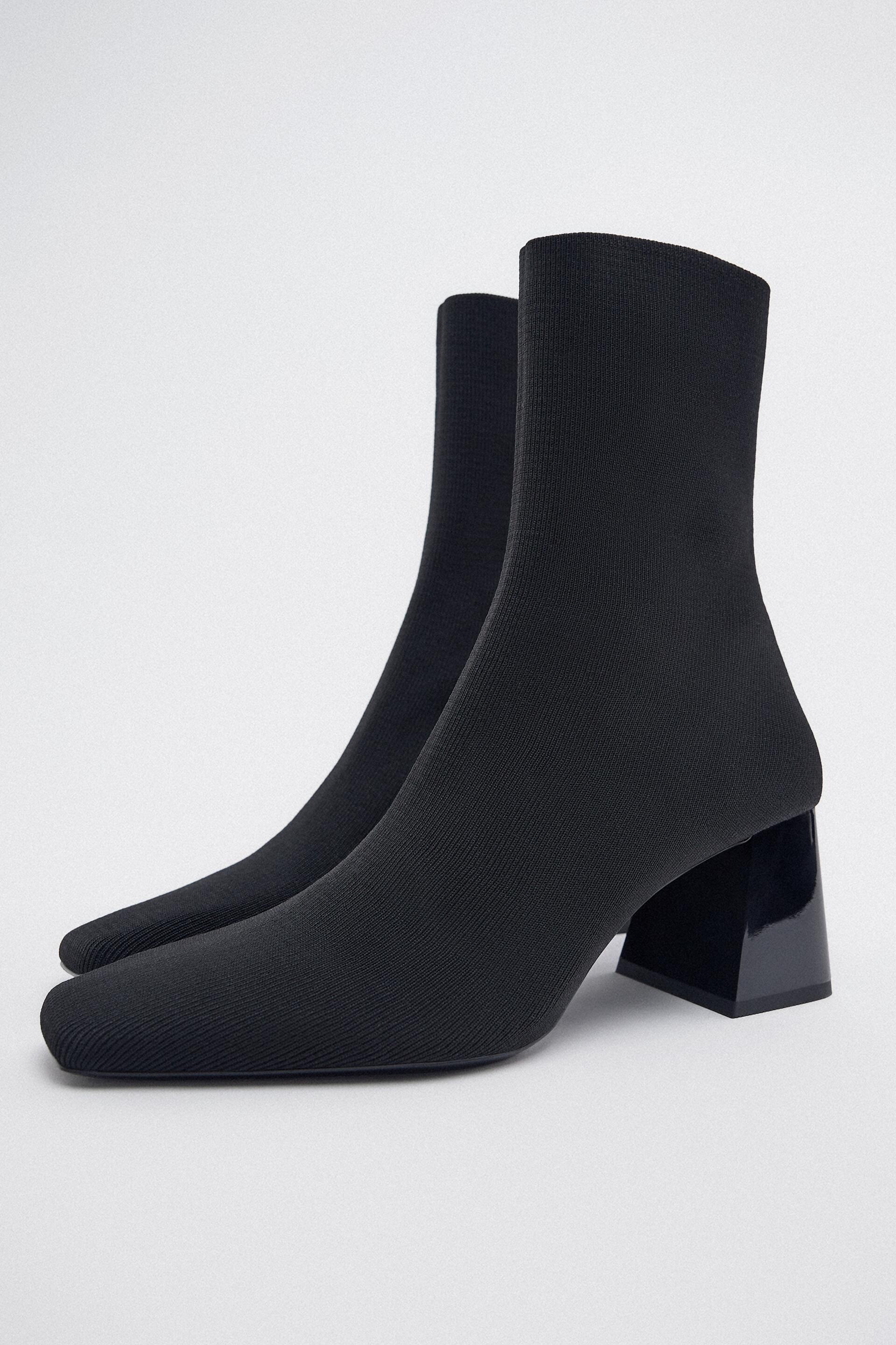 

Ботильоны женские ZARA 12110110 черные 35 RU (доставка из-за рубежа), 12110110