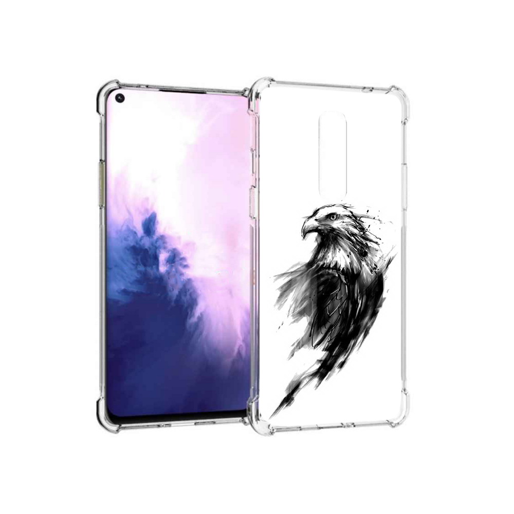 

Чехол MyPads Tocco для OnePlus 8 чб птица (PT147214.134.670), Прозрачный, Tocco