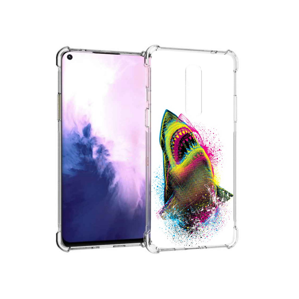 

Чехол MyPads Tocco для OnePlus 8 челюсти-2 (PT147214.134.674), Прозрачный, Tocco