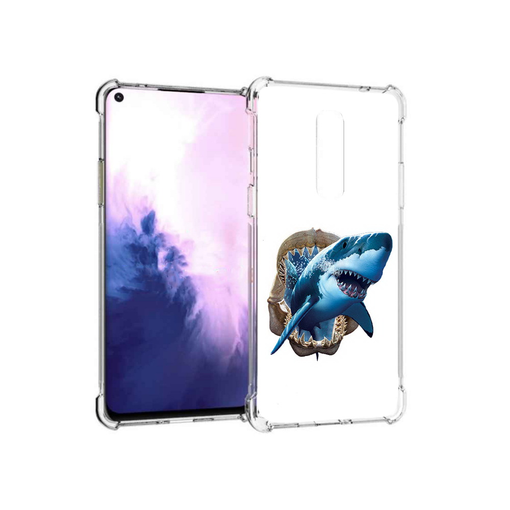 

Чехол MyPads Tocco для OnePlus 8 челюсти (PT147214.134.675), Прозрачный, Tocco
