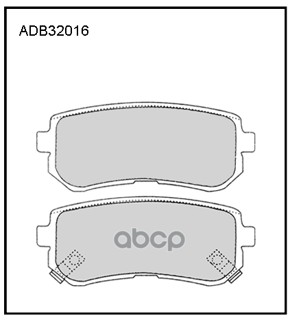 

Тормозные колодки ALLIED NIPPON дисковые задние adb32016