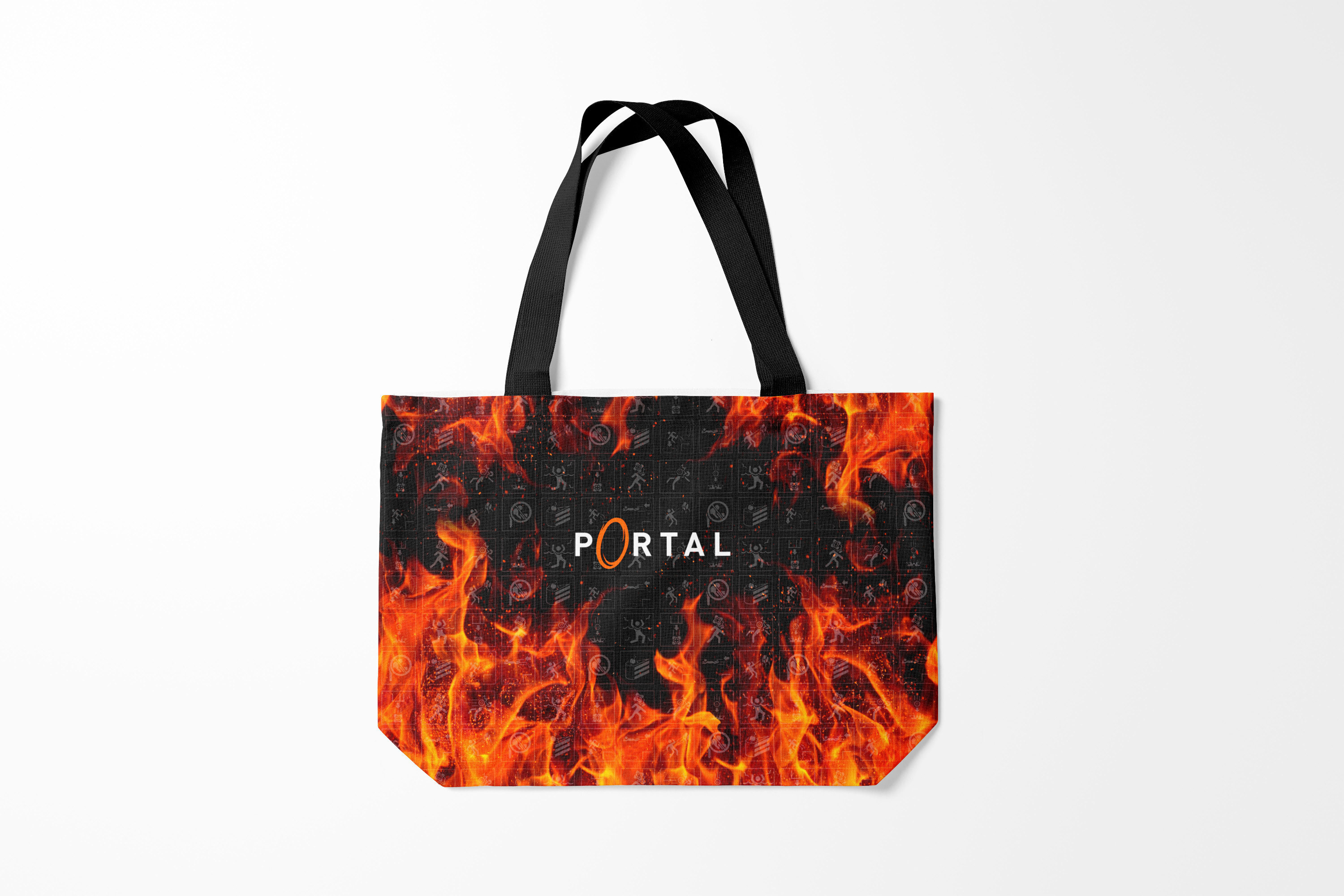 

Сумка шoппер унисекс Burnettie Portal, черный, Portal