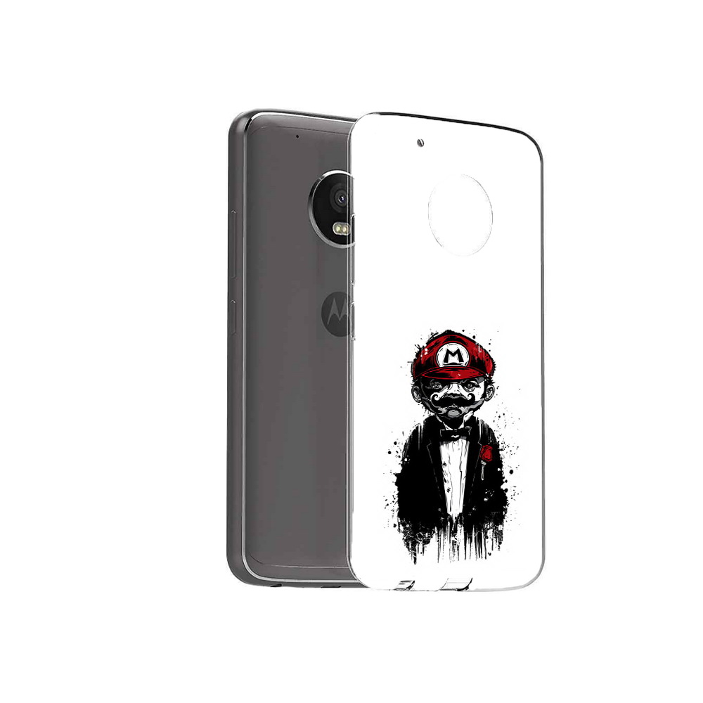 

Чехол MyPads Tocco для Motorola Moto G5 Plus марио (PT67401.338.458), Прозрачный, Tocco
