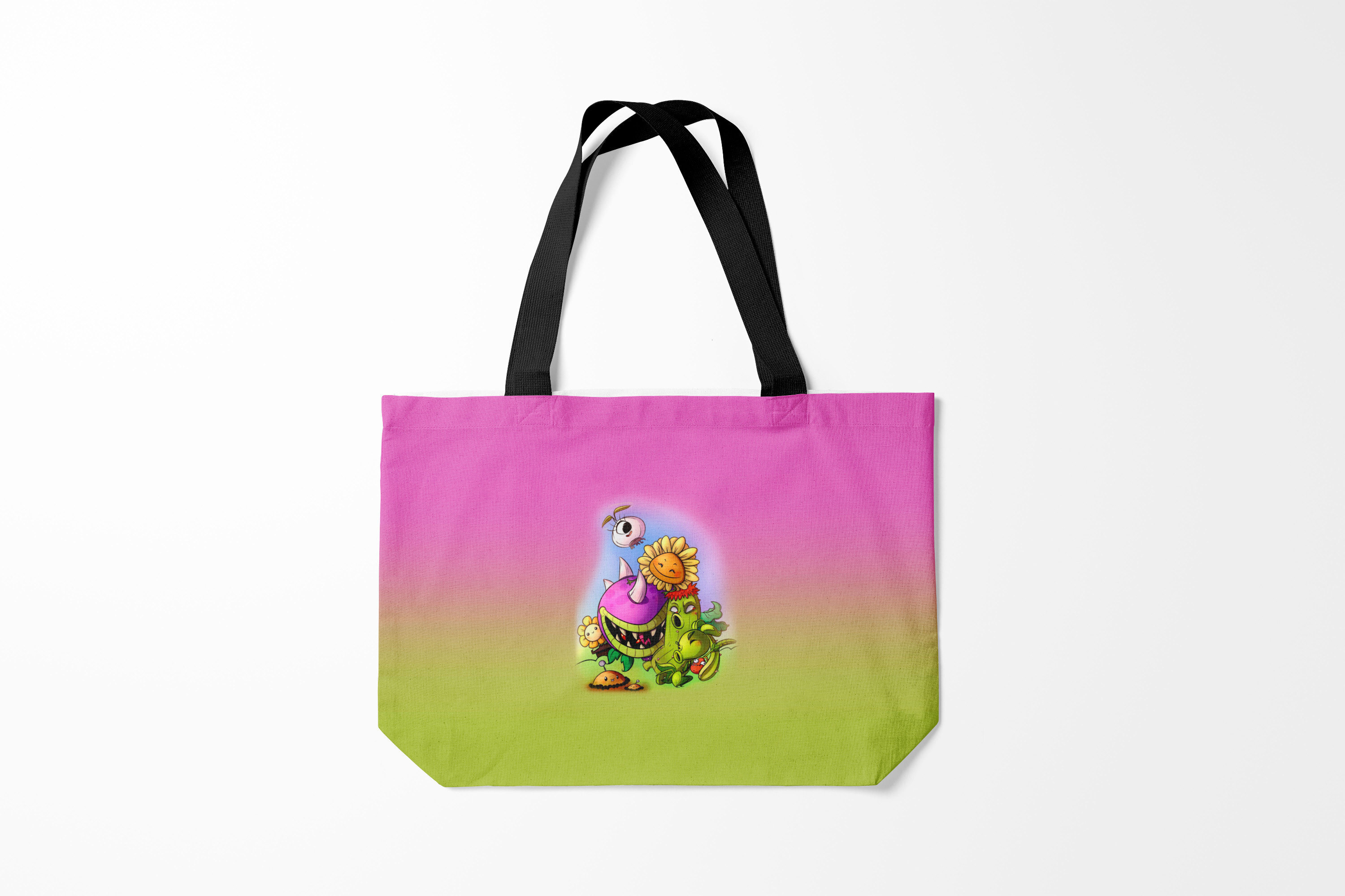 

Сумка шoппер унисекс Burnettie Plants vs. Zombies, фиолетовый; зеленый, Plants vs. Zombies