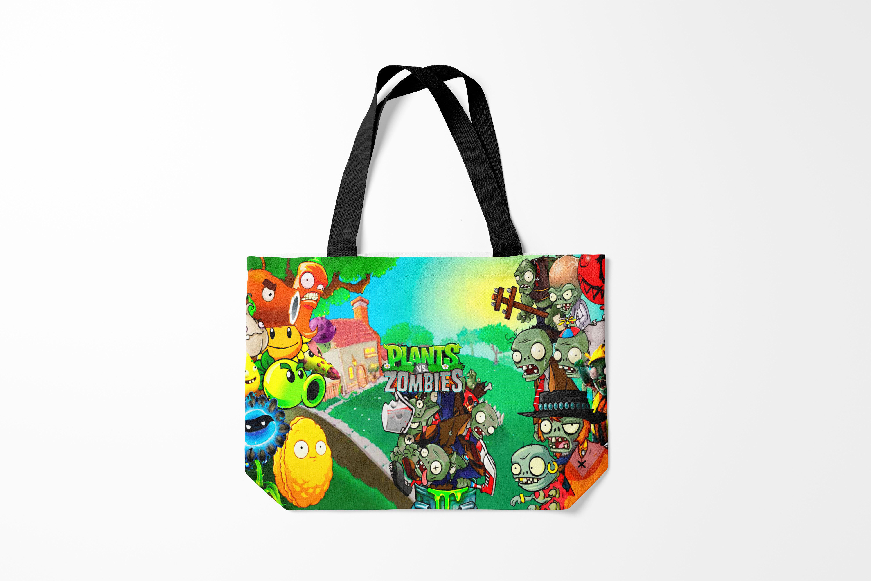 

Сумка шoппер унисекс Burnettie Plants vs. Zombies, зеленый, Plants vs. Zombies