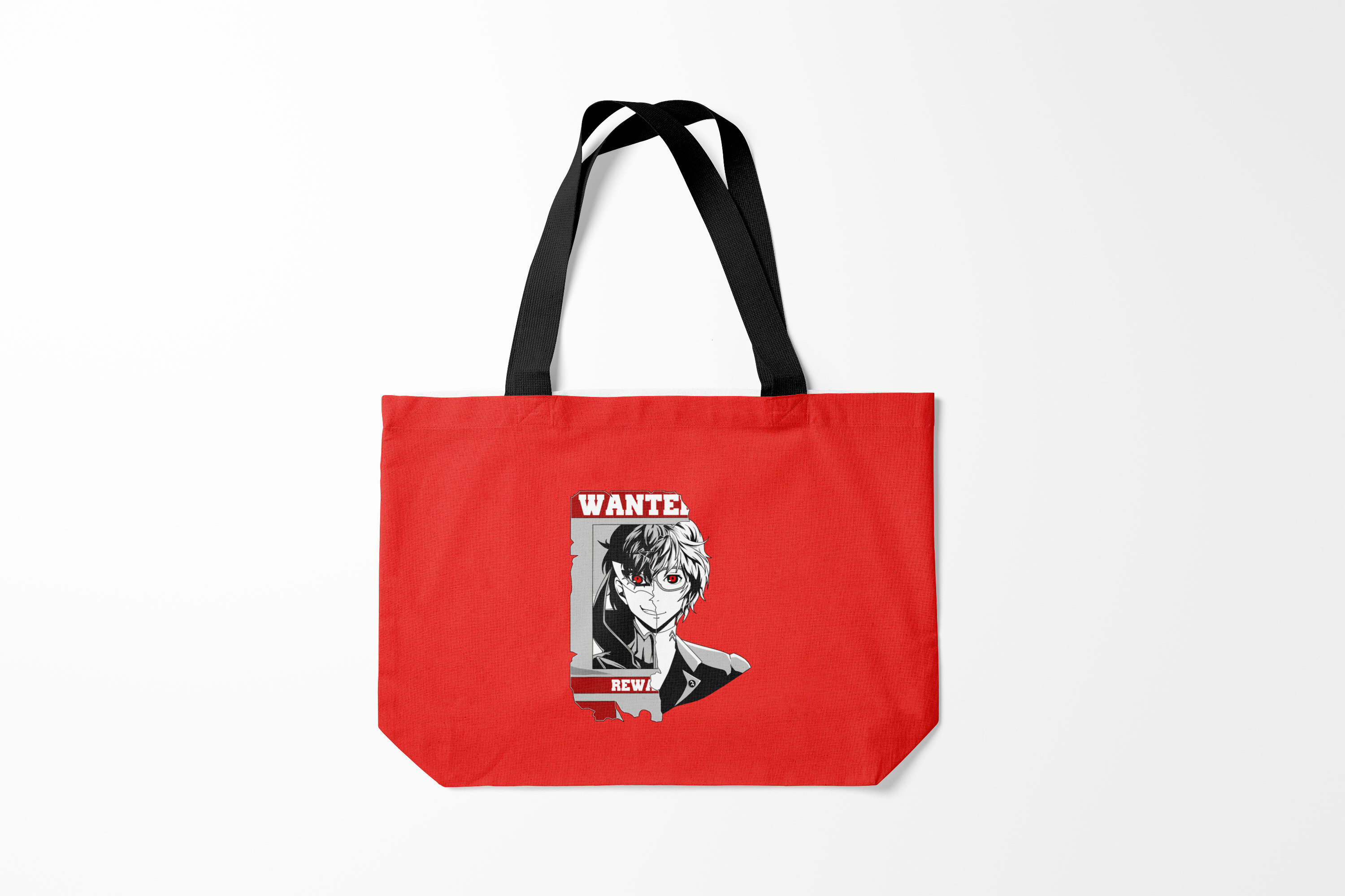 

Сумка шoппер унисекс Burnettie Persona 5 Разыскивается Рей, красный, Persona 5 Разыскивается Рей