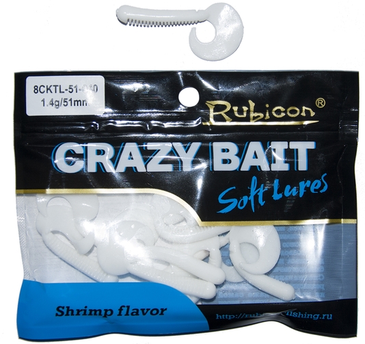 Силиконовая приманка RUBICON Crazy Bait CKTL 1.4g, 51mm, цвет 040 (10 шт)