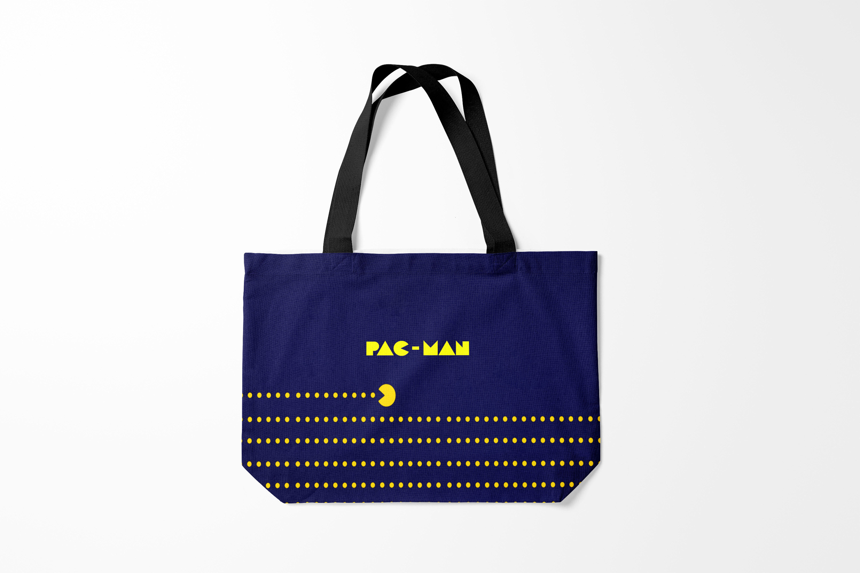 

Сумка шoппер унисекс Burnettie Pac man, синий, Pac man