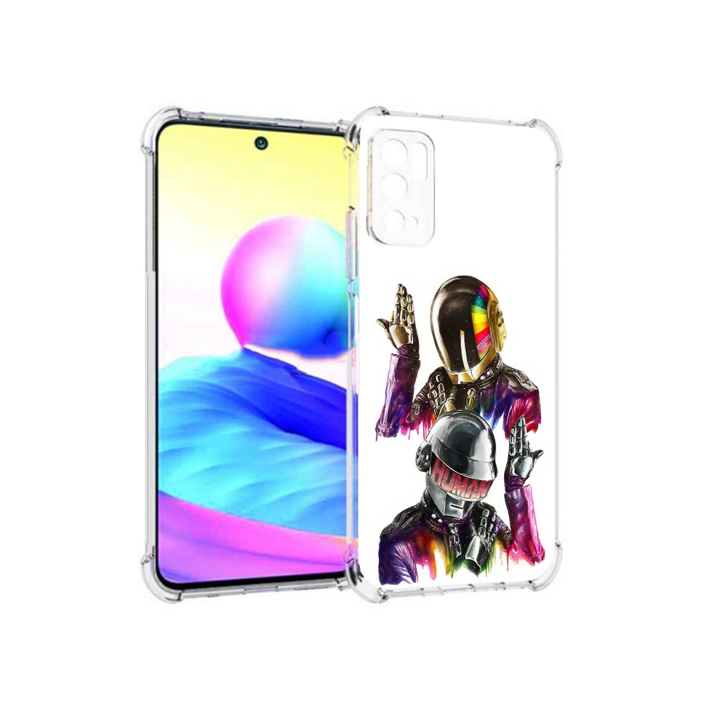 

Чехол MyPads Tocco для Xiaomi Poco M3 Pro диско космонавты, Прозрачный, Tocco