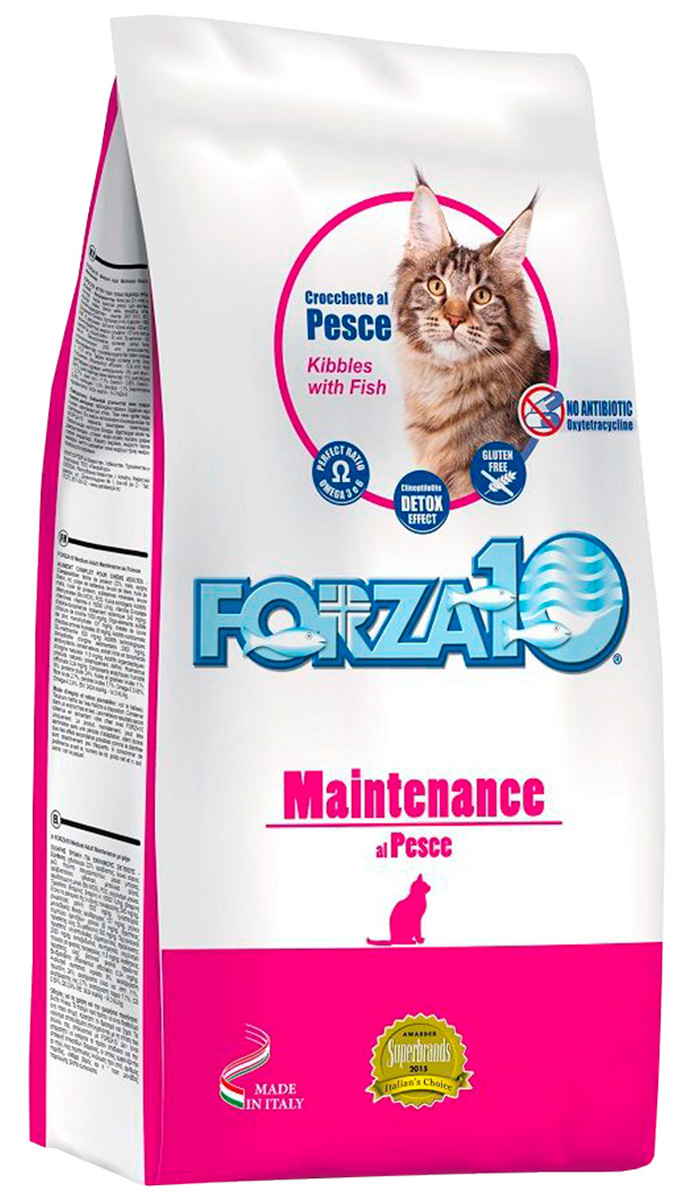 Сухой корм для кошек FORZA10 CAT MAINTENANCE с рыбой, 6 шт по 2 кг