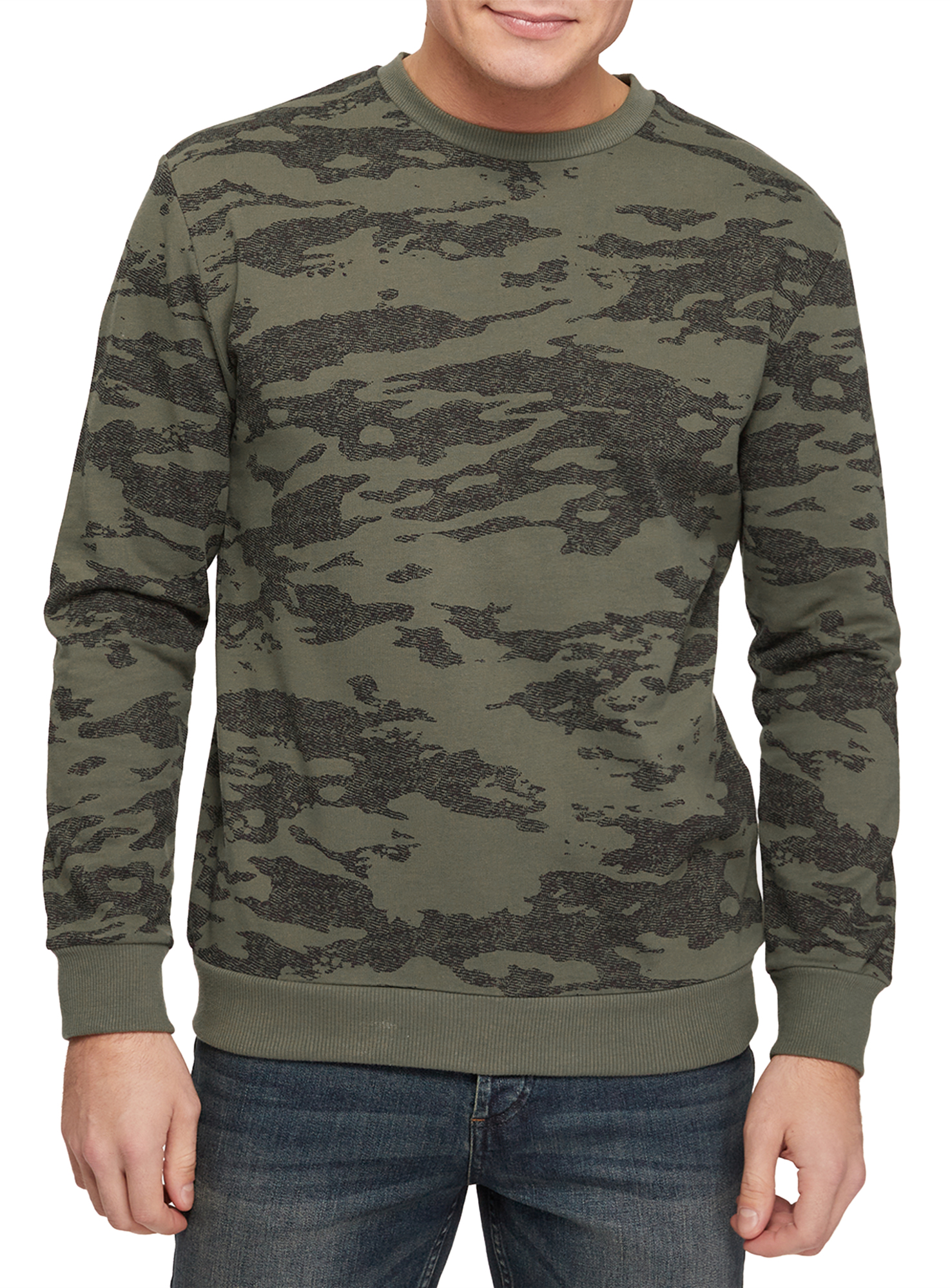 

Свитшот мужской oodji 5L123009I-7 зеленый XL, 5L123009I-7