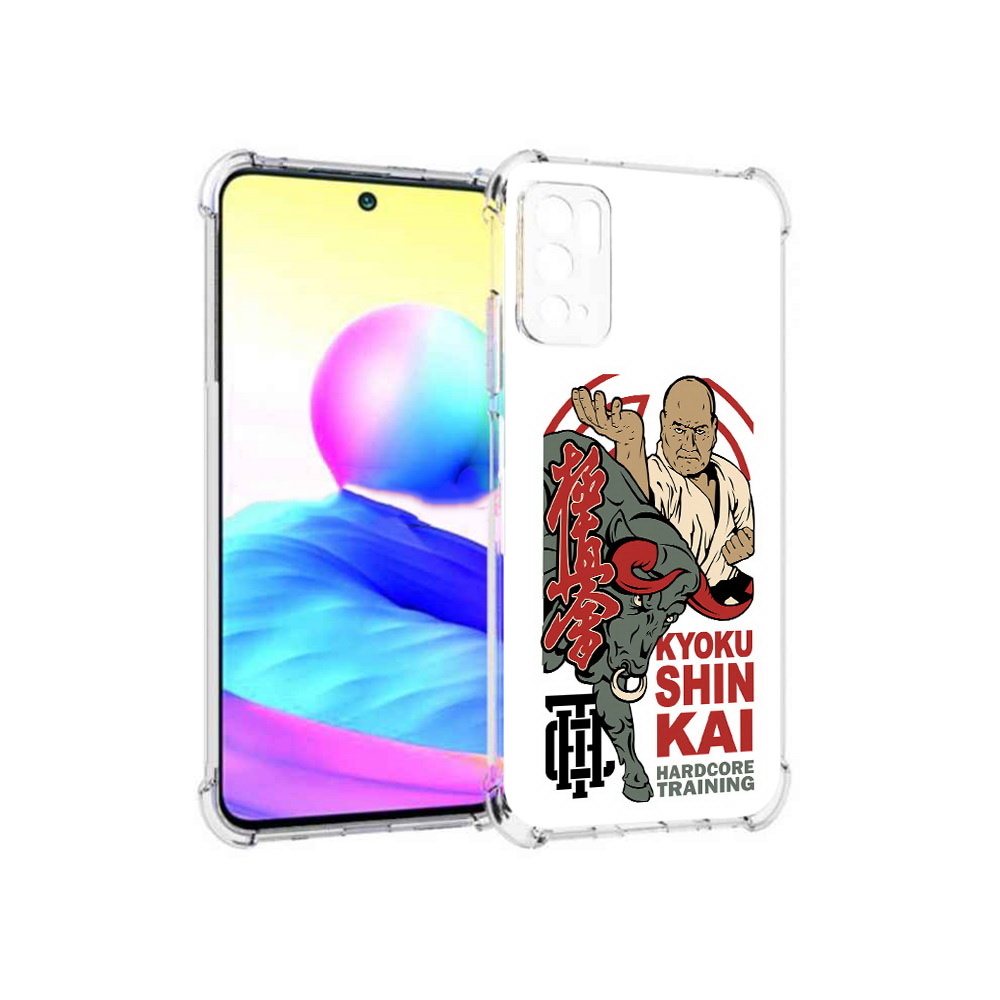 

Чехол MyPads Tocco для Xiaomi Poco M3 Pro единоборства рисунок, Прозрачный, Tocco