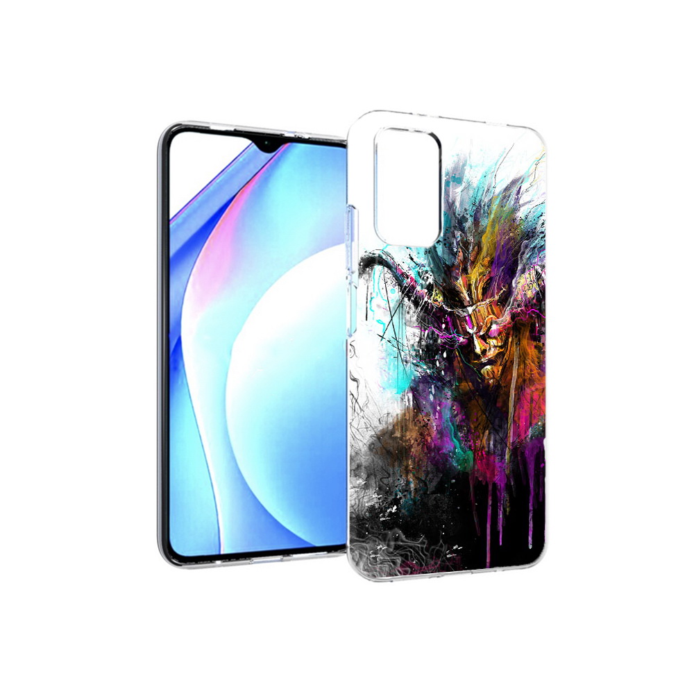 

Чехол MyPads Tocco для Xiaomi Redmi 9T яркий дьявол (PT226951.281.709), Прозрачный, Tocco