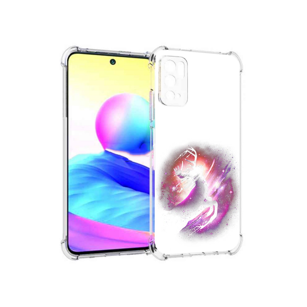 

Чехол MyPads Tocco для Xiaomi Poco M3 Pro звездный олень, Прозрачный, Tocco