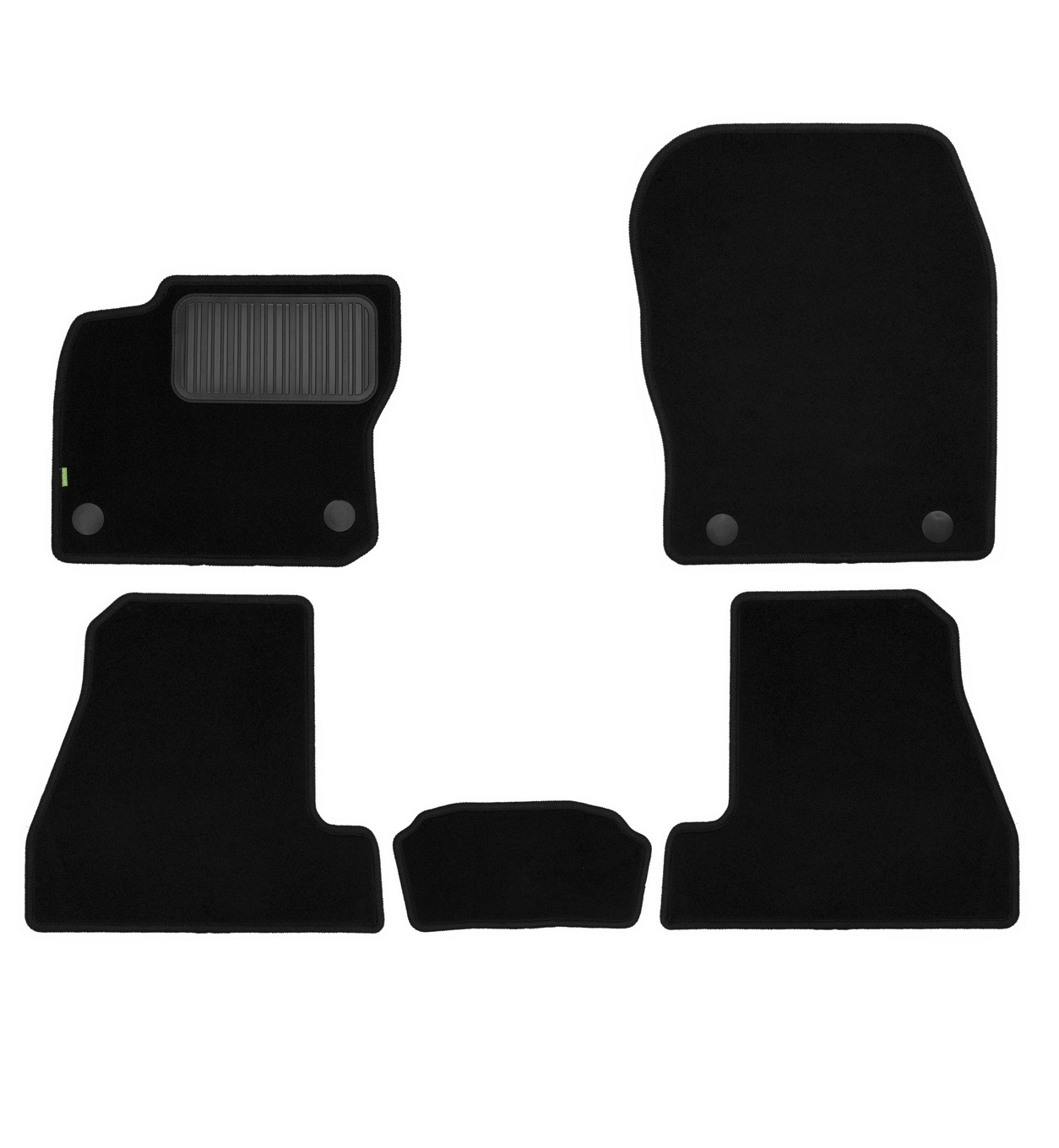 фото Коврики в салон premium ford focus 3 2011-2015, хб., 5 шт. (текстиль) klever