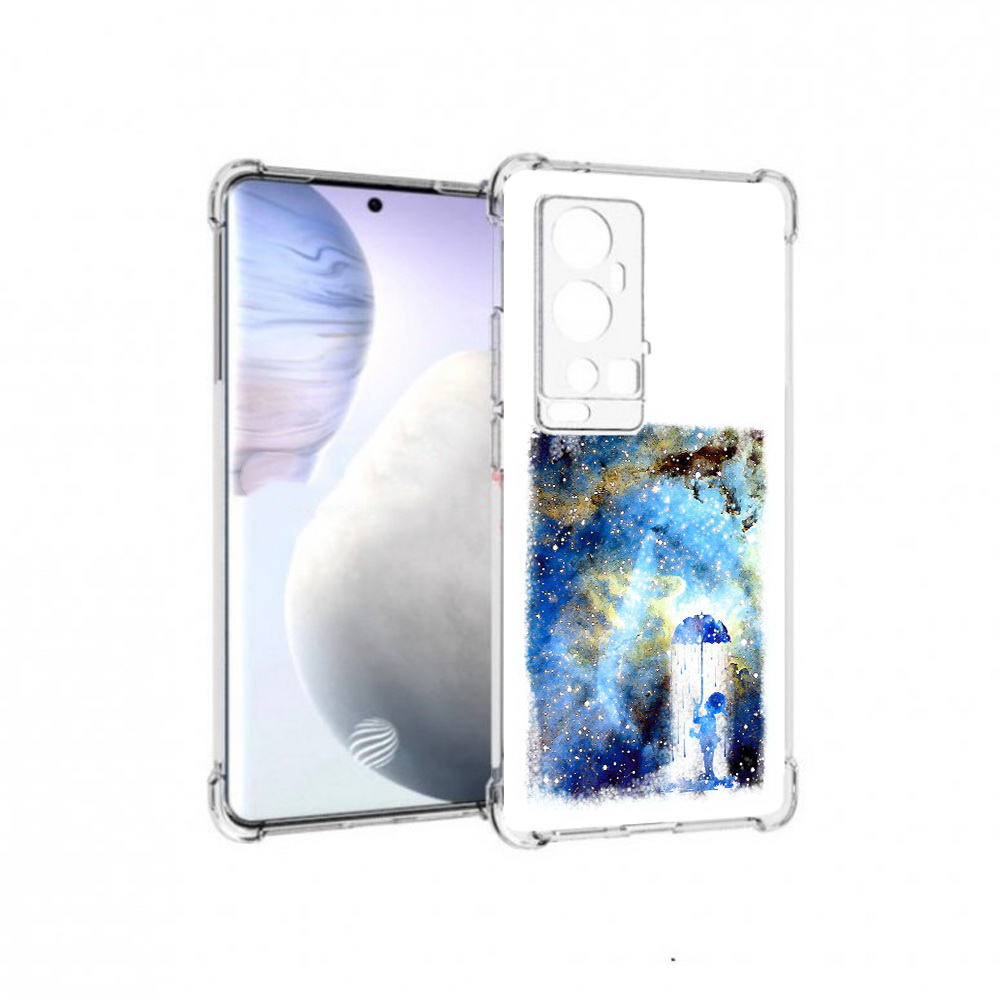 

Чехол MyPads Tocco для Vivo X60 Pro Plus мальчик в небе, Прозрачный, Tocco