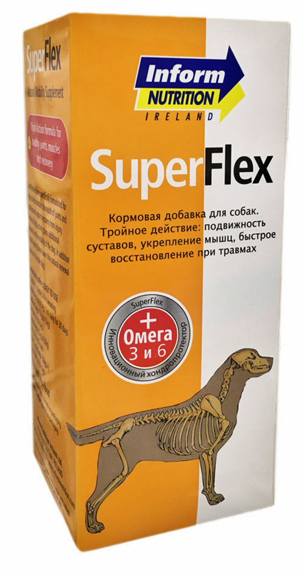 Кормовая добавка для собак Inform Nutrition Superflex для подвижности суставов, 200 мл