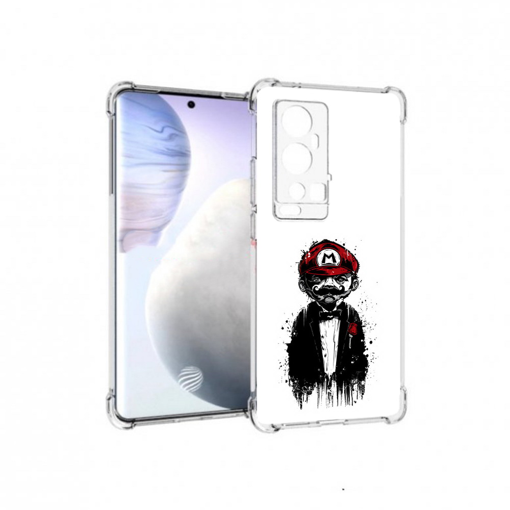 

Чехол MyPads Tocco для Vivo X60 Pro Plus марио, Прозрачный, Tocco