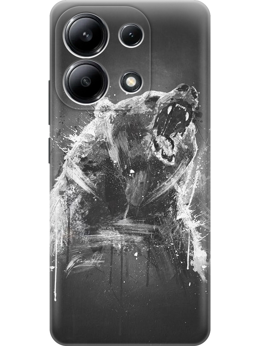 

Силиконовый чехол на Xiaomi Redmi Note 13 4G с принтом "Разъяренный медведь", Прозрачный;коричневый;серый;черный, 782622813