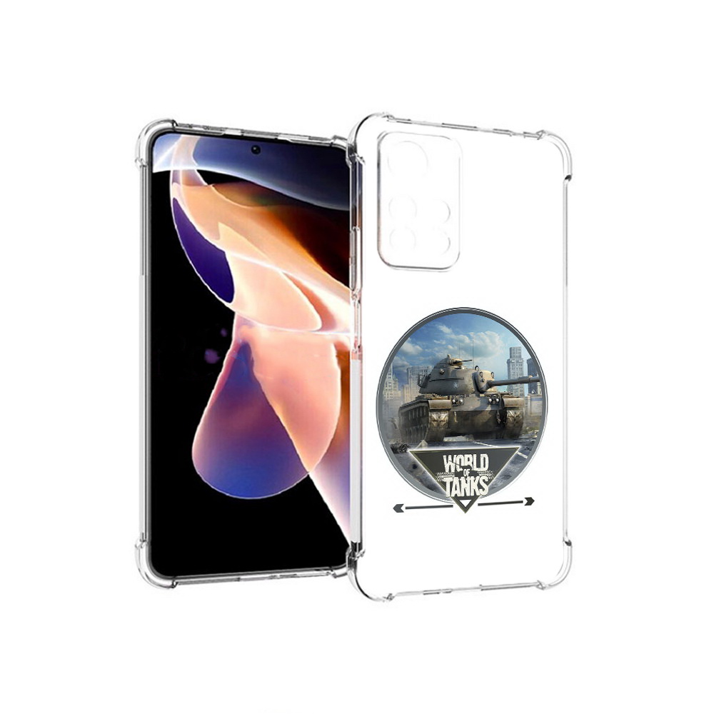 

Чехол MyPads Tocco для Xiaomi Redmi Note 11 Pro Мир танков (PT224811.282.119), Прозрачный, Tocco