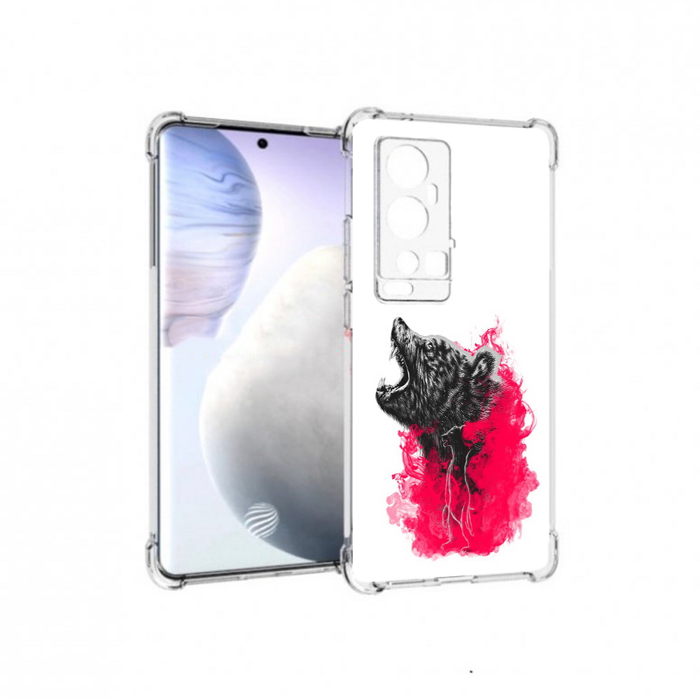 

Чехол MyPads Tocco для Vivo X60 Pro Plus медведь в дымке, Прозрачный, Tocco