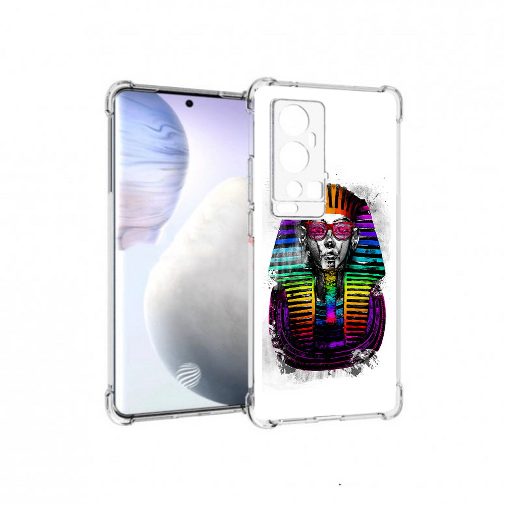 

Чехол MyPads Tocco для Vivo X60 Pro Plus модная богиня, Прозрачный, Tocco