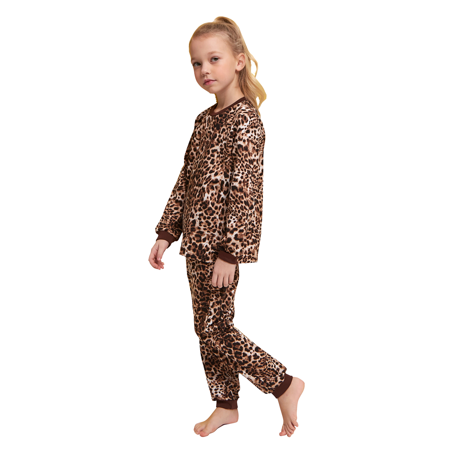 Пижама детская Веселый малыш Leopard цв. коричневый р.116 374170/Leopard_116