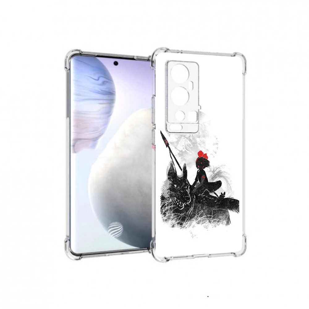 

Чехол MyPads Tocco для Vivo X60 Pro Plus мононоке, Прозрачный, Tocco