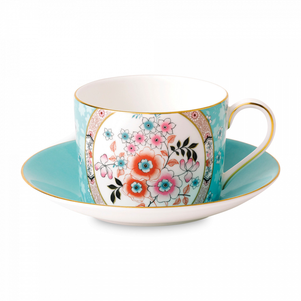 

Пара чайная Камелия WEDGWOOD, Wonderlust, 150 мл, костяной фарфор, декор, Зеленый