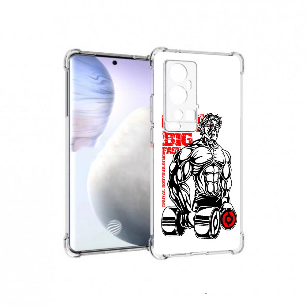 

Чехол MyPads Tocco для Vivo X60 Pro Plus накаченное тело, Прозрачный, Tocco