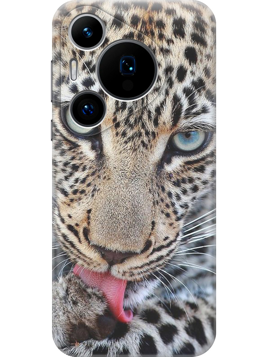 

Силиконовый чехол на Huawei Pura 70 Pro / 70 Pro+ с принтом "Леопард", Прозрачный;серый;оранжевый;черный, 782625212