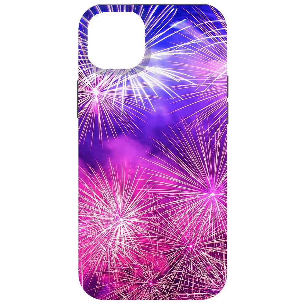 

Чехол-накладка Krutoff Софт Кейс Салют для iPhone 14 Plus черный