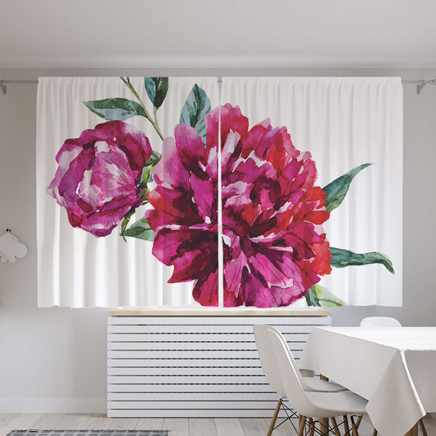 

Классические шторы JoyArty "Окраска лепестков", серия Oxford DeLux, 2 полотна 145x180 см, Окраска лепестков