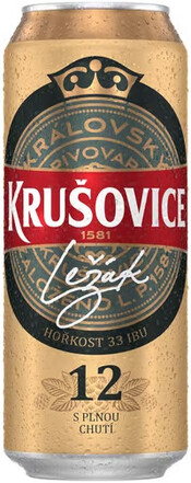 

Пиво Heineken Krusovice Lezak 12 ж/б 5% 0,5 л, Светлое