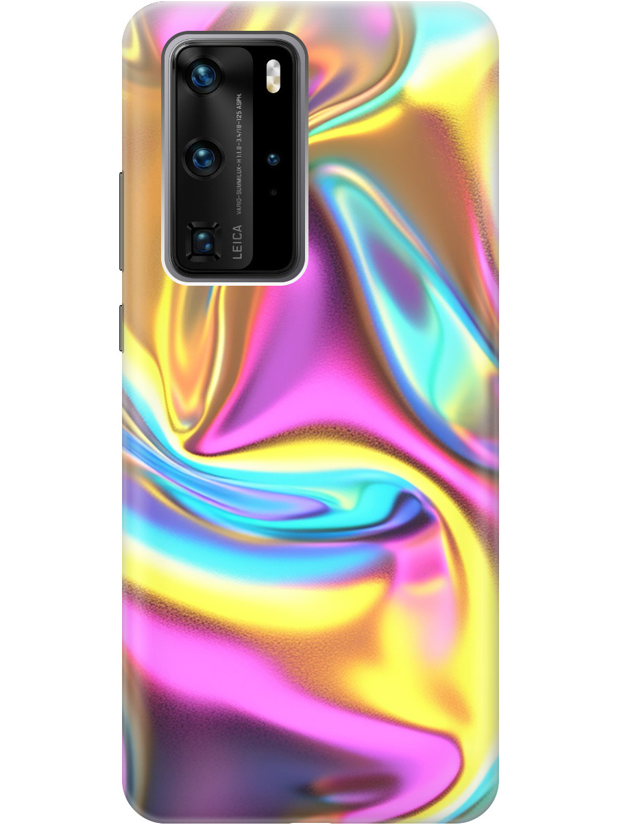 

Силиконовый чехол на Huawei P40 Pro с принтом "Ультрафиолетовая абстракция", Прозрачный;желтый;фиолетовый, 722839231