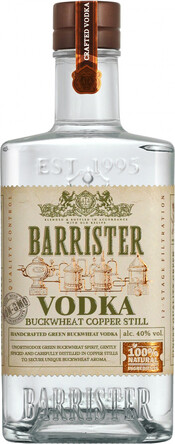 

Водка Barrister Гречишная Copper Still 0,7 л