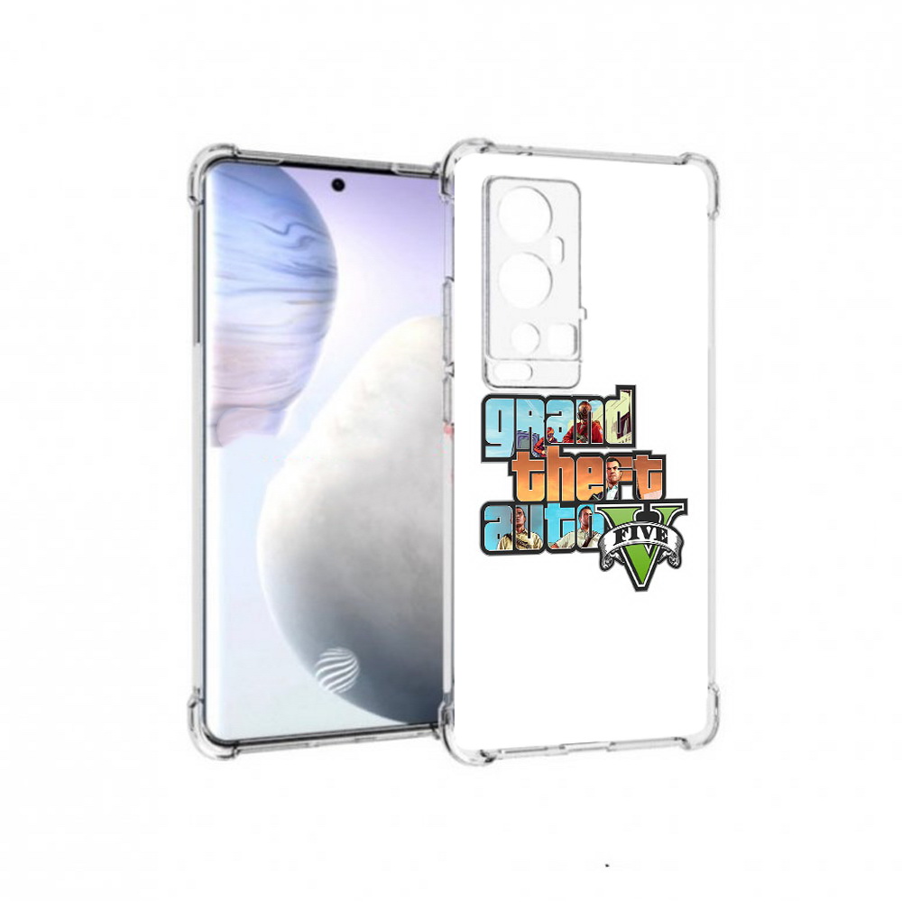 

Чехол MyPads Tocco для Vivo X60 Pro Plus ГТА, Прозрачный, Tocco