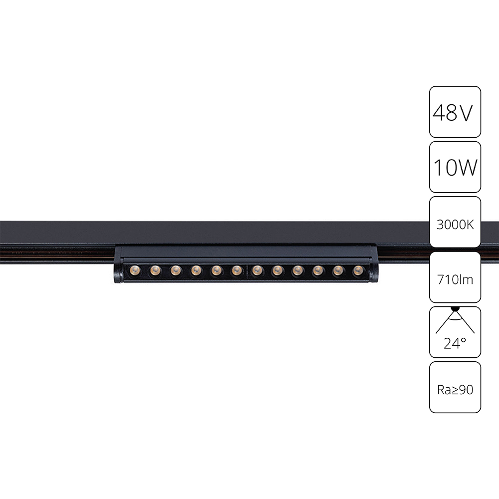 

Магнитный трековый светильник Arte Lamp OPTIMA A7288PL-1BK, OPTIMA