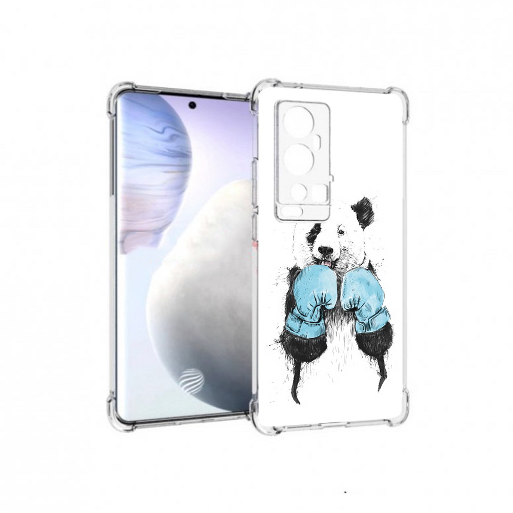 

Чехол MyPads Tocco для Vivo X60 Pro Plus панда боксер, Прозрачный, Tocco