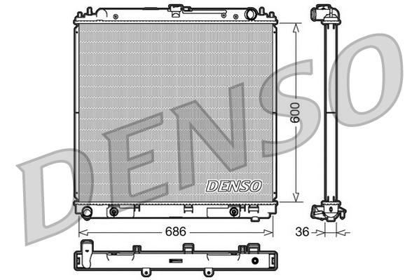 

Радиатор Denso DRM46032