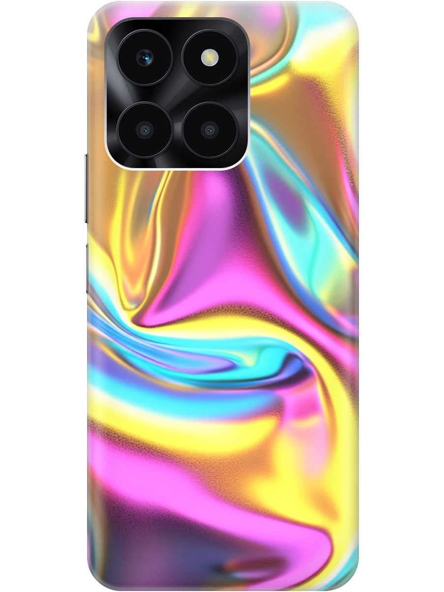 

Силиконовый чехол на Honor X6a с принтом "Ультрафиолетовая абстракция", Прозрачный;желтый;фиолетовый, 773945531