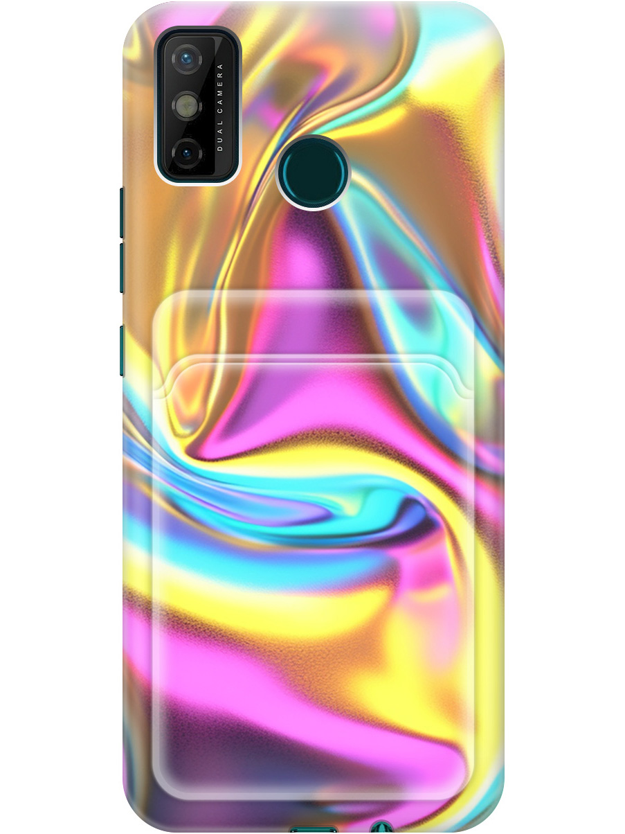 

Силиконовый чехол на Tecno Spark 6 Go с принтом с карманом для карты прозрачный 789267, Желтый;фиолетовый;прозрачный, 741735631