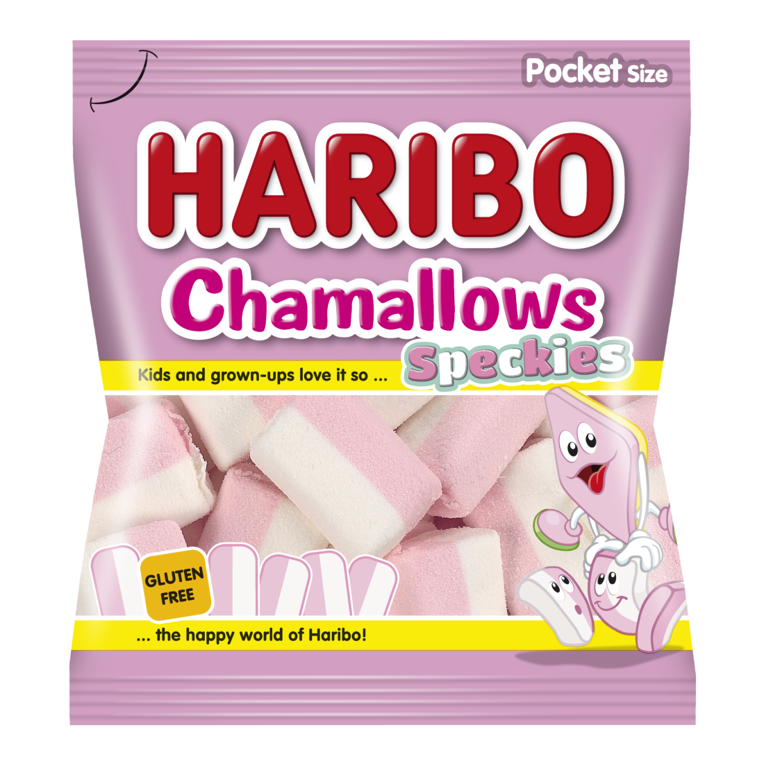 

Маршмеллоу Haribo Chamallows Speckies без глютена 90 г