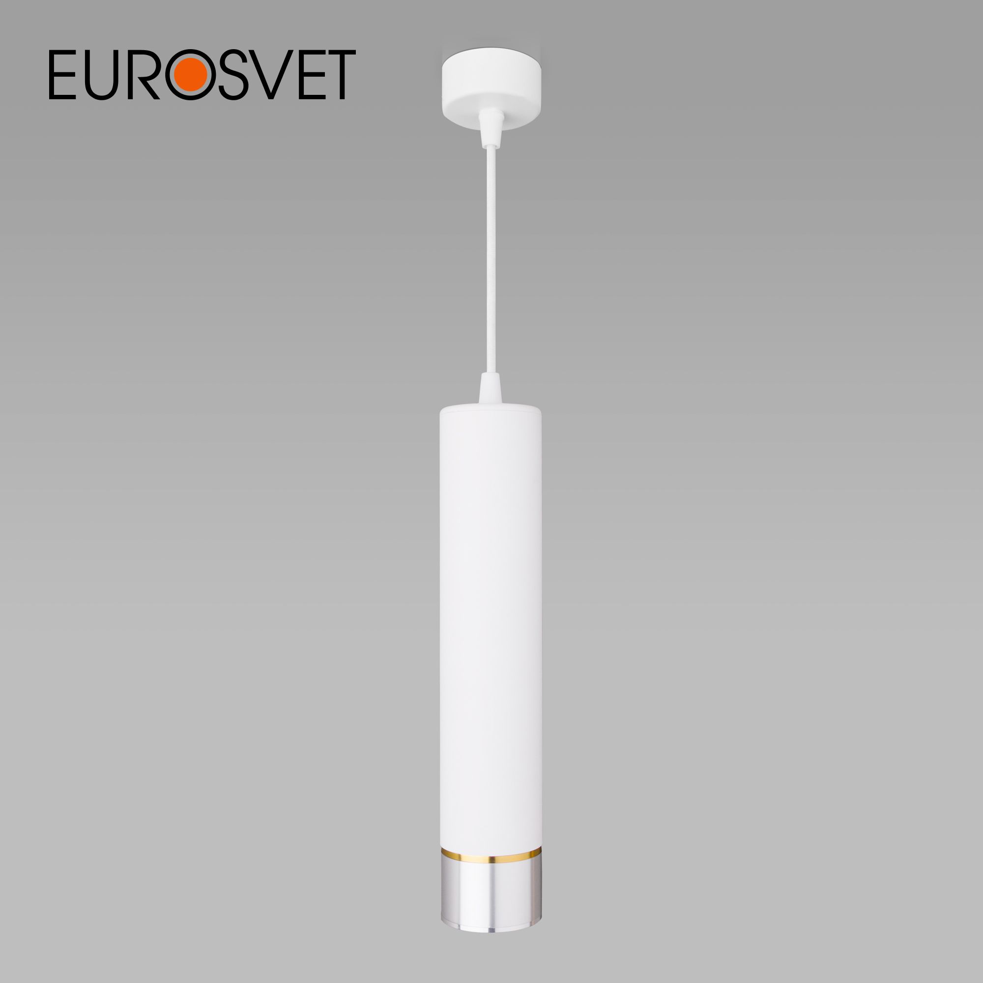 

Подвесной светильник Eurosvet DLN107 GU10 белый/серебро