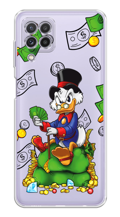 

Чехол на Samsung Galaxy A22/M22/M32 "Scrooge Richness", Черный;синий;зеленый, 2103150-1