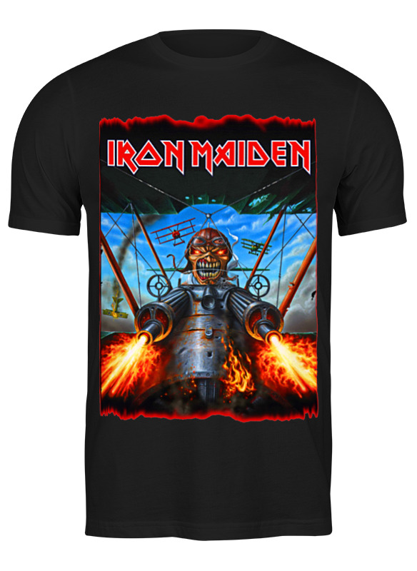 

Футболка мужская Printio Iron maiden band черная M, Черный, Iron maiden band