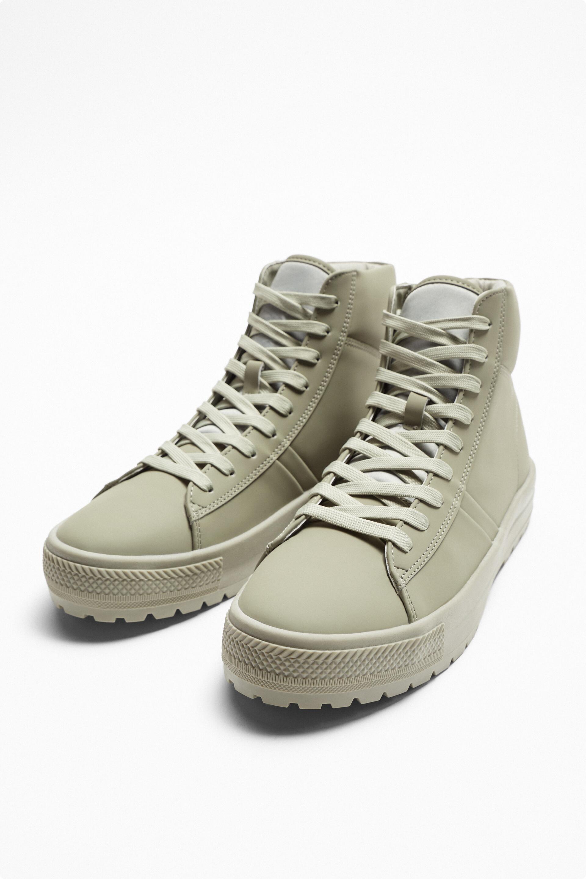 

Кеды мужские ZARA 12117120 зеленые 40 EU (доставка из-за рубежа), Зеленый, 12117120