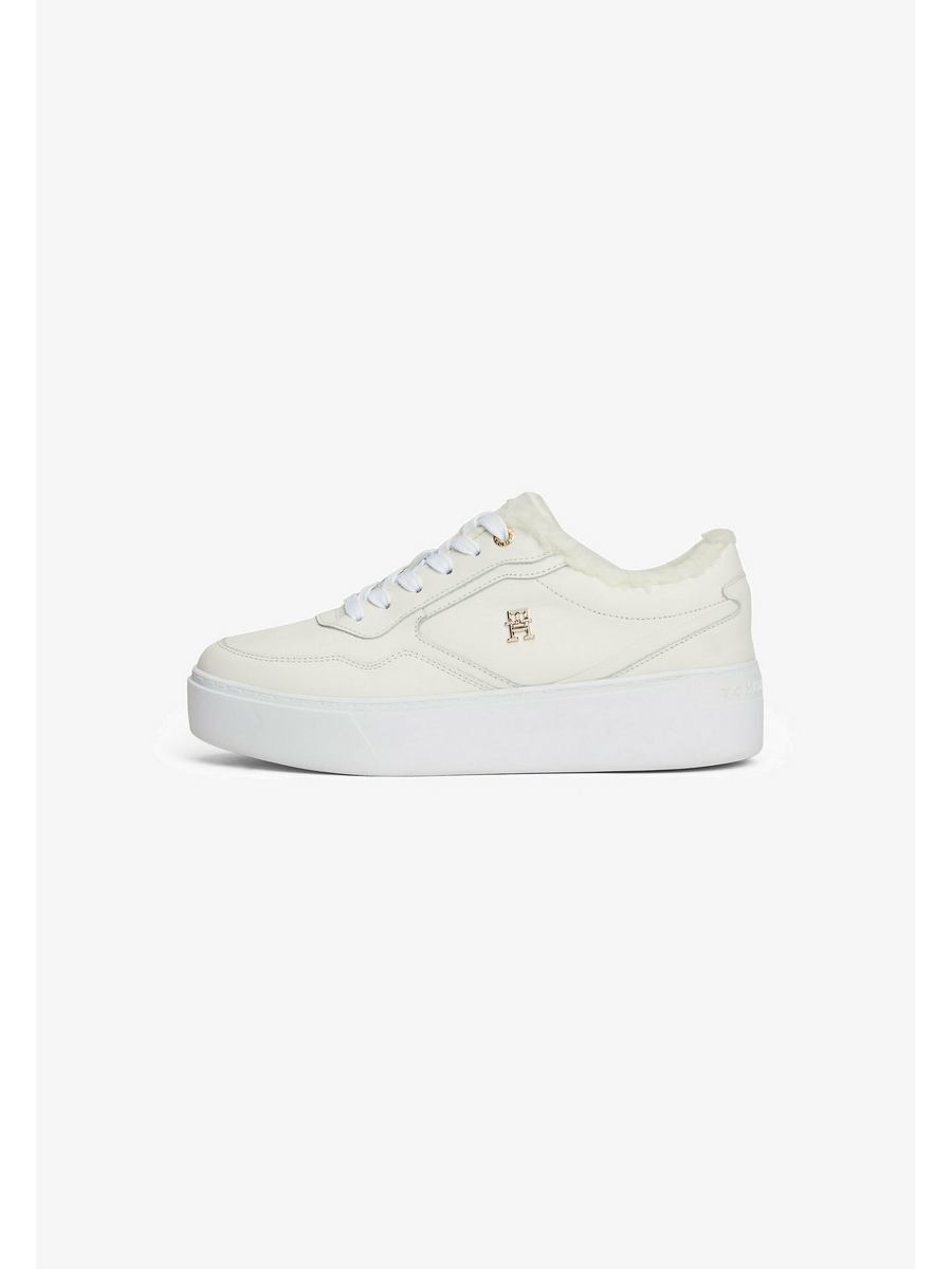 

Кеды женские TOMMY HILFIGER TO111A1A3 белые 38 EU, Белый, TO111A1A3